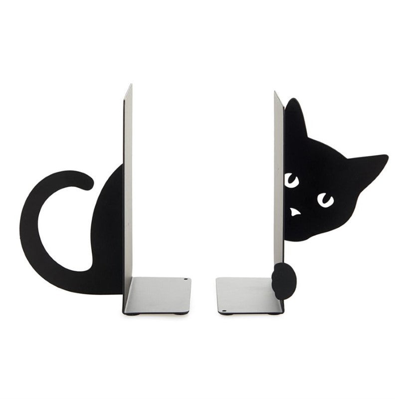 Hidden Cat Bookends