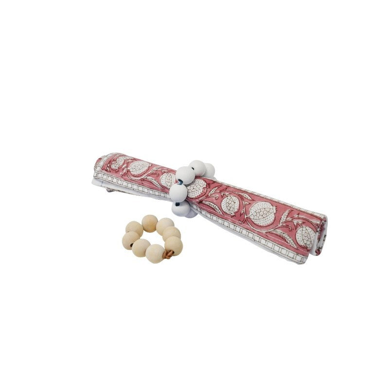 Natural Beads Napkin Ring