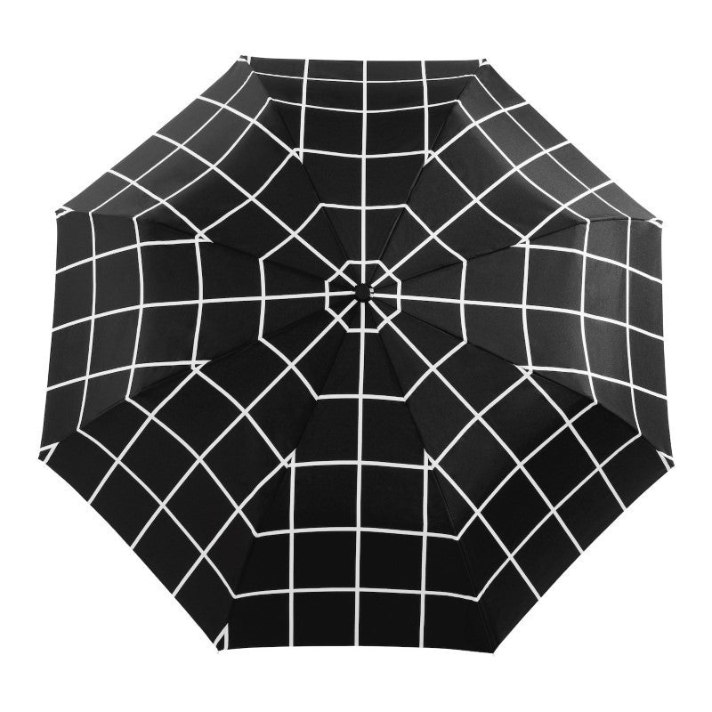 Duckhead Black Grid Eco-Friendly Umbrella