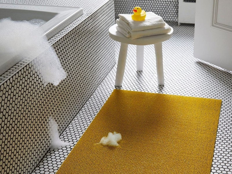 Chilewich Solid Shag Mat, Canary