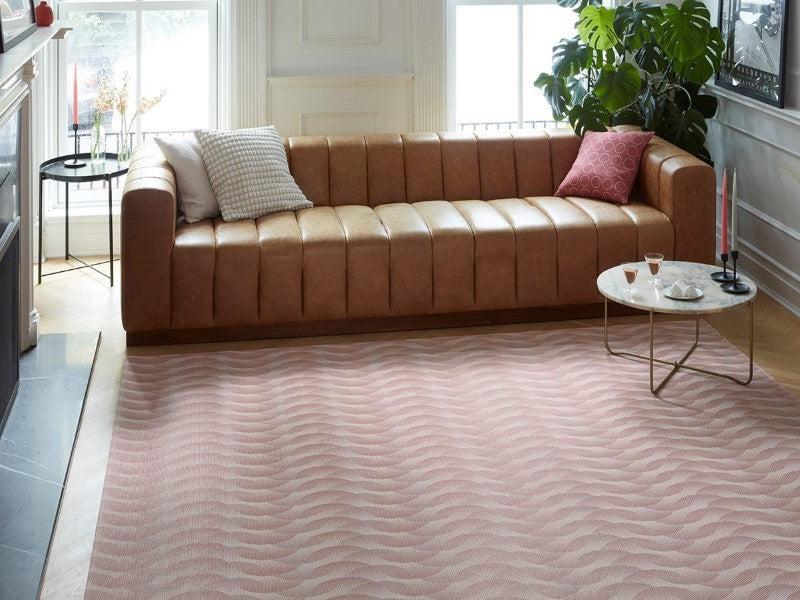 Chilewich Arc Woven Floor Mat, Azalea