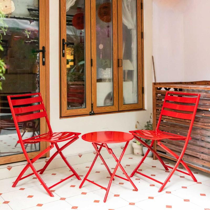 Metal Bistro Set of 3