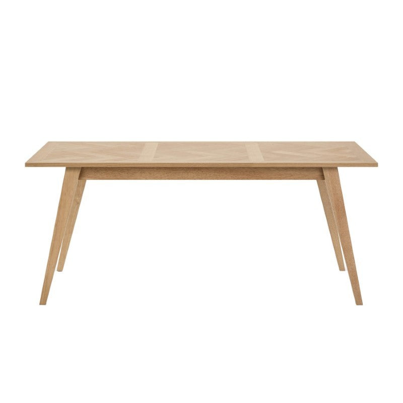 L.H. Imports Colton Dining Table w/out Brass - Natural