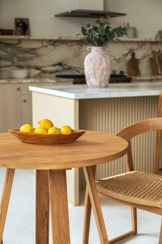 Natural Teak Boat Tray
