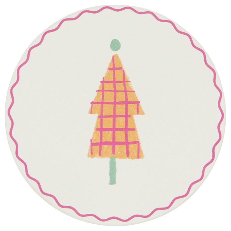 Glitzmas Soak Up Coasters, Set of 4