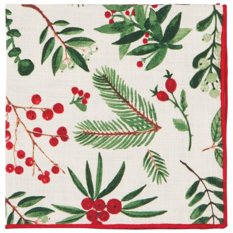 Winterberry Luncheon Napkins, Set/4