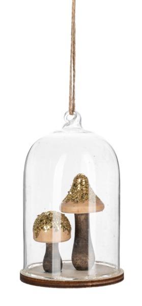 Mushroom Cloche Ornament