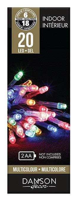 20 LED String Lights W/Timer