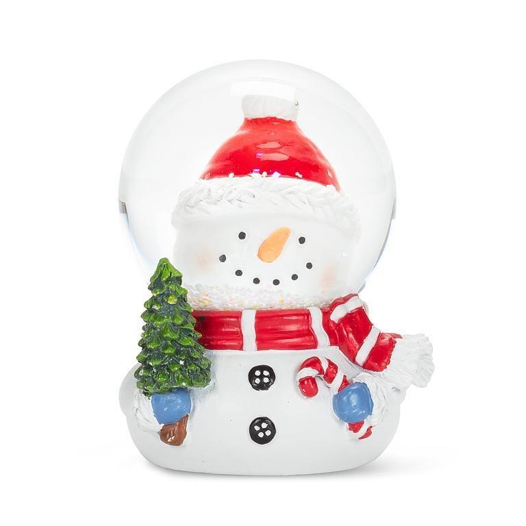 Mini Snowman Head in Snow Globe, 2.5&quot;H
