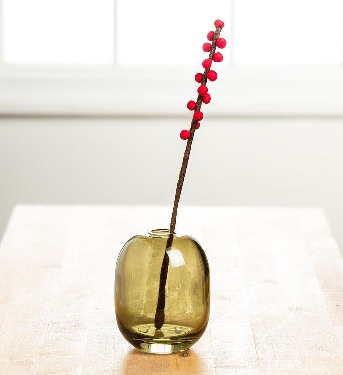 Pompom Bud Stem, 12"H