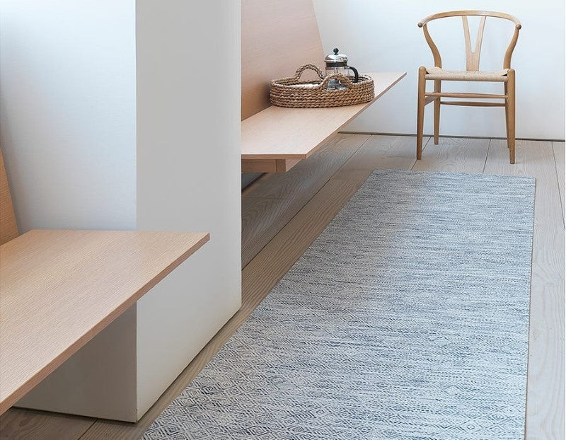 Chilewich Mosaic Woven Mat, Almond