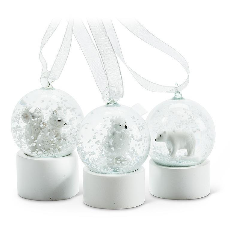 Animal Snow Globe Ornaments