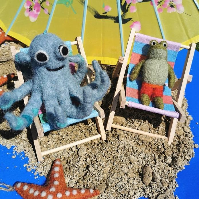 Ollie The Octopus Handmade Ornament