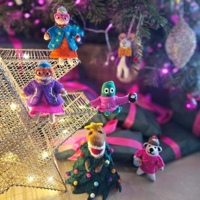 Tree-Rex Handmade Christmas Tree Topper