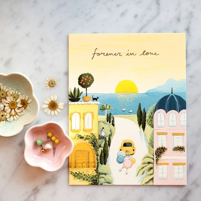 Forever In Love Wedding Card