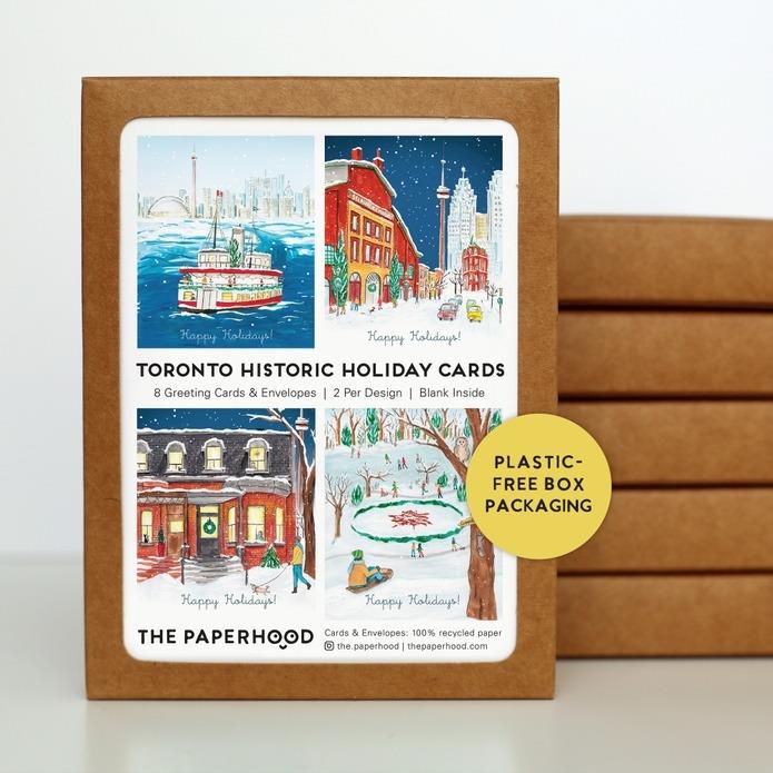 Toronto Holiday Historic Greeting Cards, Box of 8