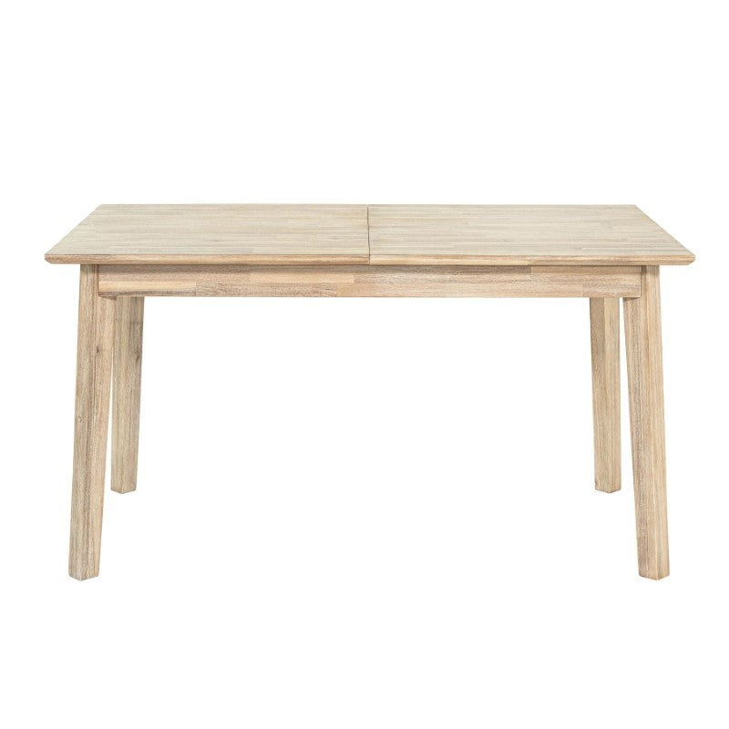 Gia Small Extension Dining Table 55/71” - Light Driftwood