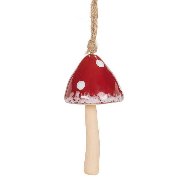 Small Dotted Mushroom Bell, 4.5&quot;H