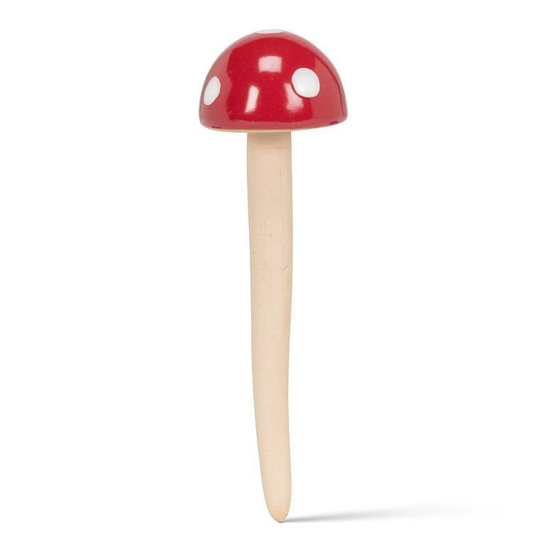 Mini Red Cap Mushroom Garden Stake, 5&quot;H