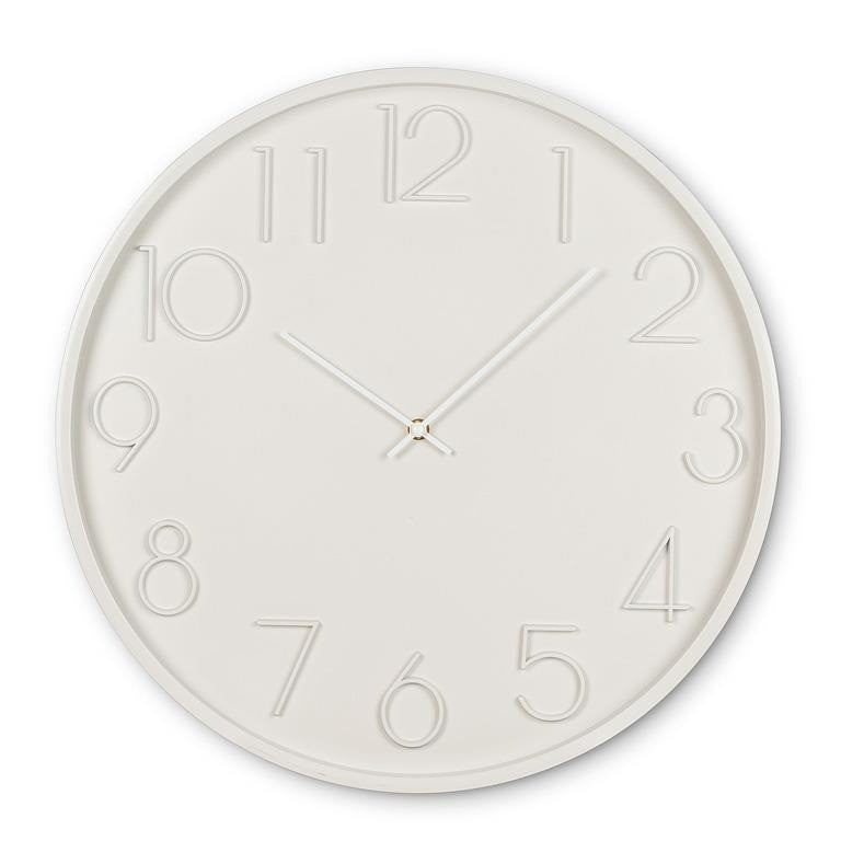 Large Modern Wall Clock, 17.5&quot;D