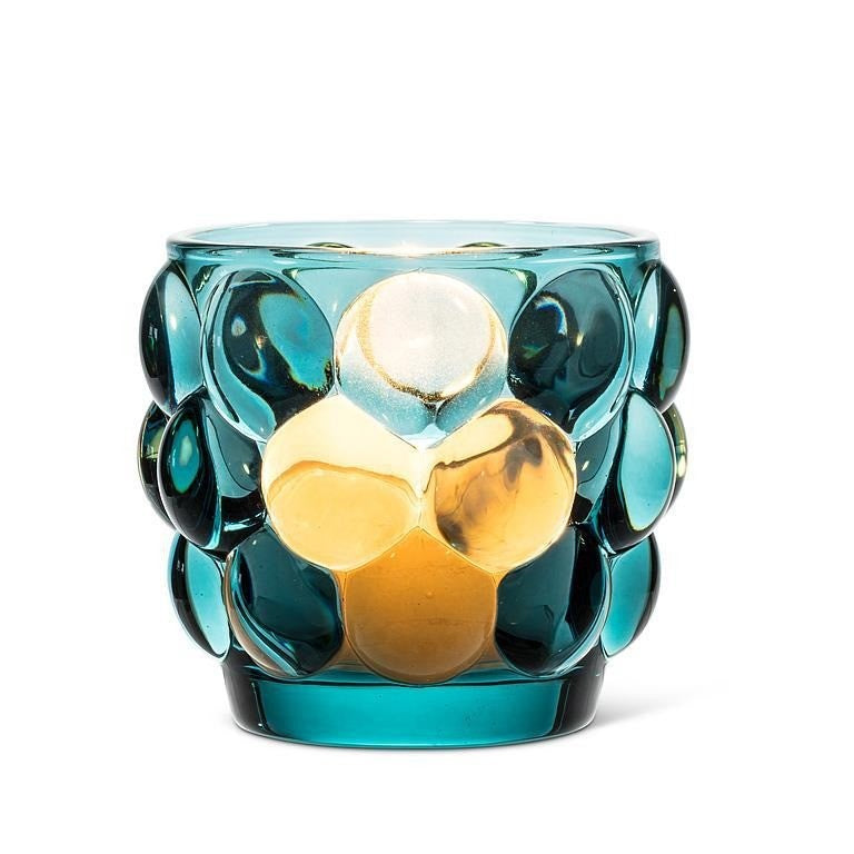 Bubble Glass Votive Candle Holder