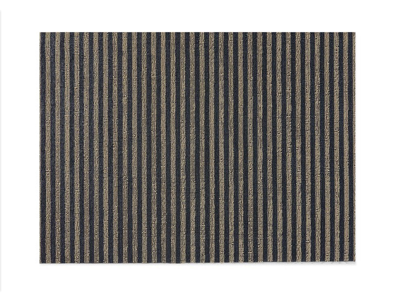 Chilewich Breton Stripe Shag Mat, Coast