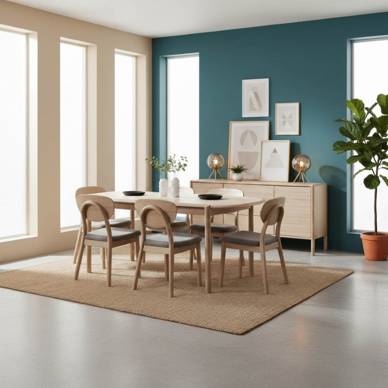 Runway Small Dining Table 62" - Light Oak