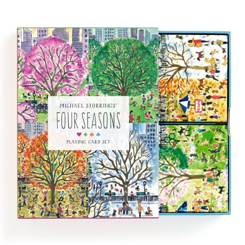 Michael Storrings Four Seasons Playing Card Set of 2