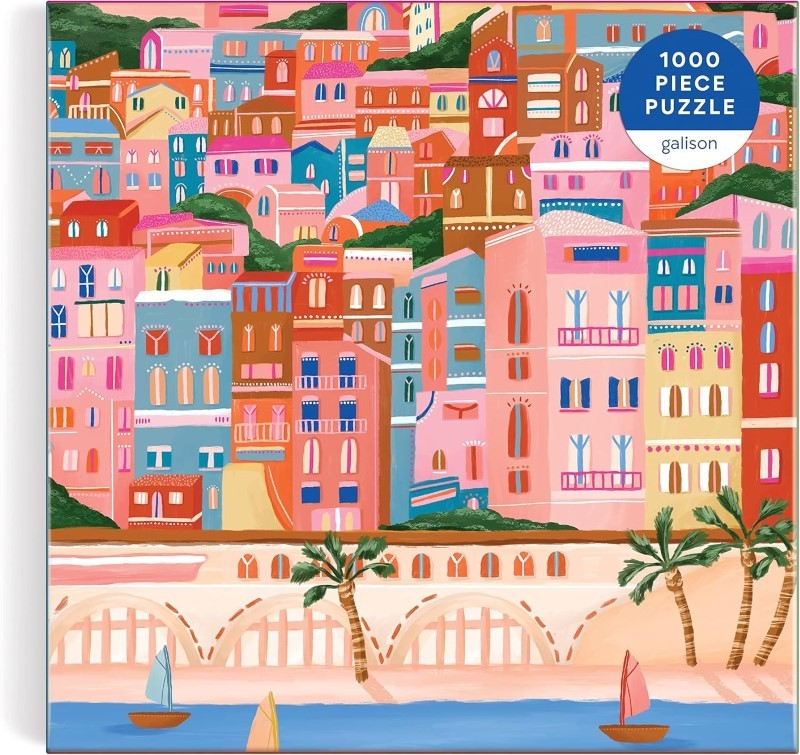 Colors Of The French Riviera 1000 Piece Puzzle in Square Box