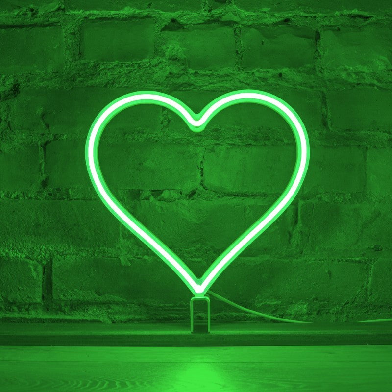 Neon Hero Heart | Our Glowing Hearts