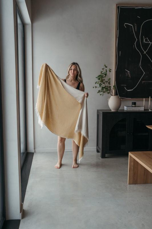 Pokoloko Almonte Bamboo Blend Towel - Sunrise