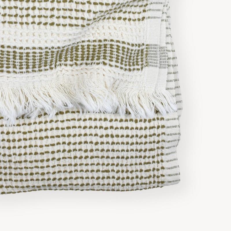 Pokoloko Richmond Road Waffle Towel - Hickory