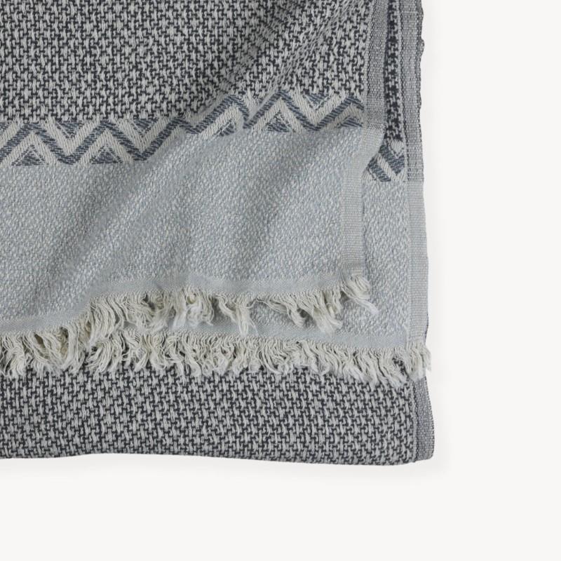 Pokoloko Canvas Linen Mushroom Throw