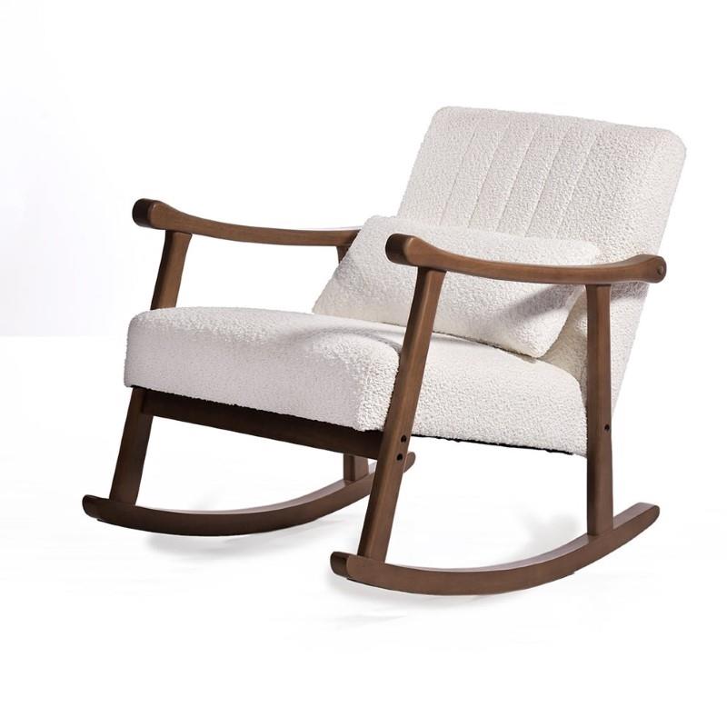 Orchid Outlook Rocking Chair, White