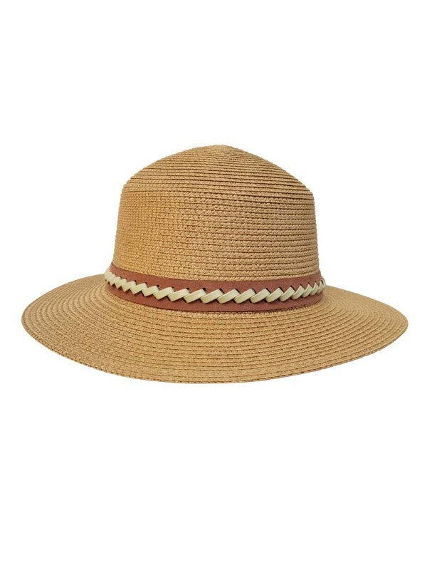 Straw French Boater Hat