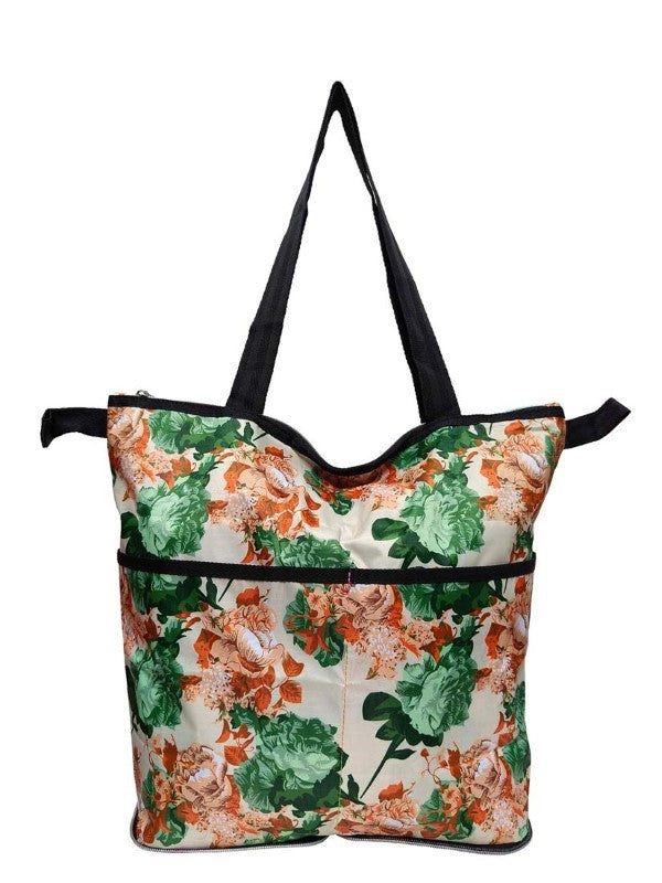 Carnation | Foldable Tote With Zipper