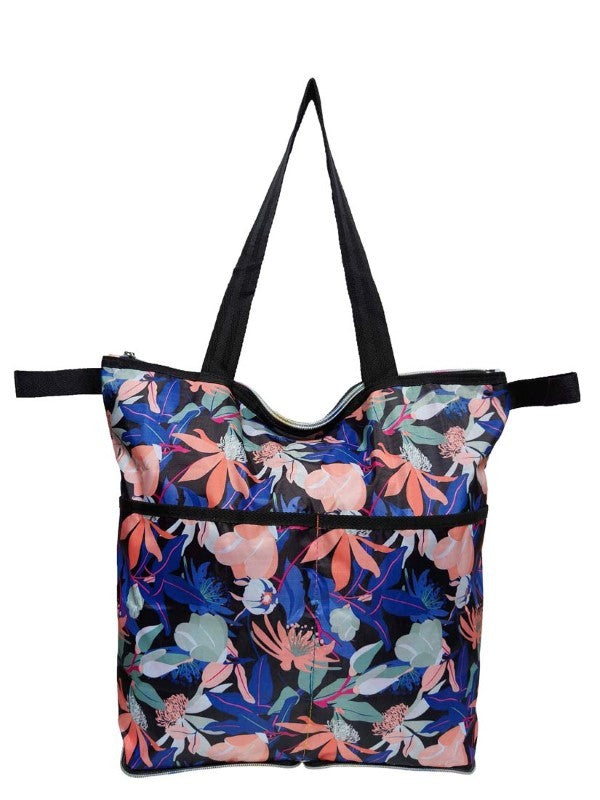 Coneflower | Foldable Tote With Zipper