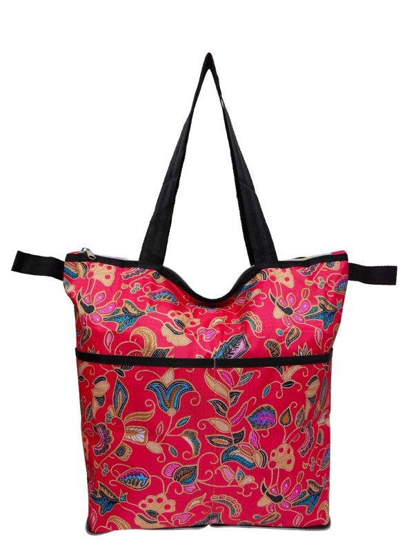 Vintage | Foldable Tote With Zipper