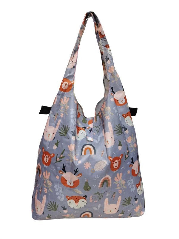 Wild Life | Foldable Tote With Button Snap