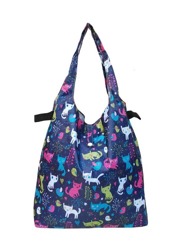 Kitten | Foldable Tote With Button Snap