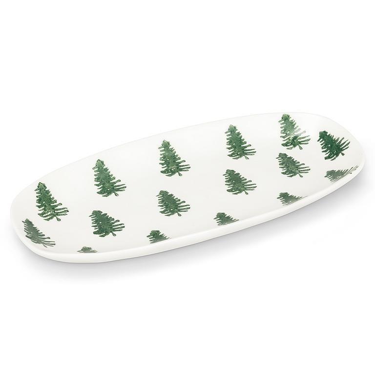 Fir Tree Long Oval Platter