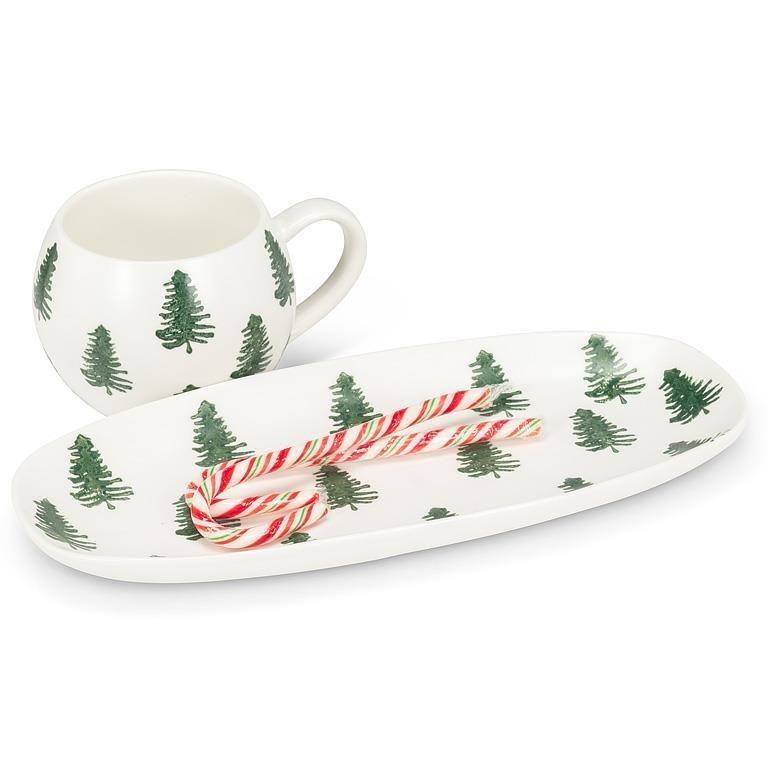 Fir Tree Ball Mug, 16oz
