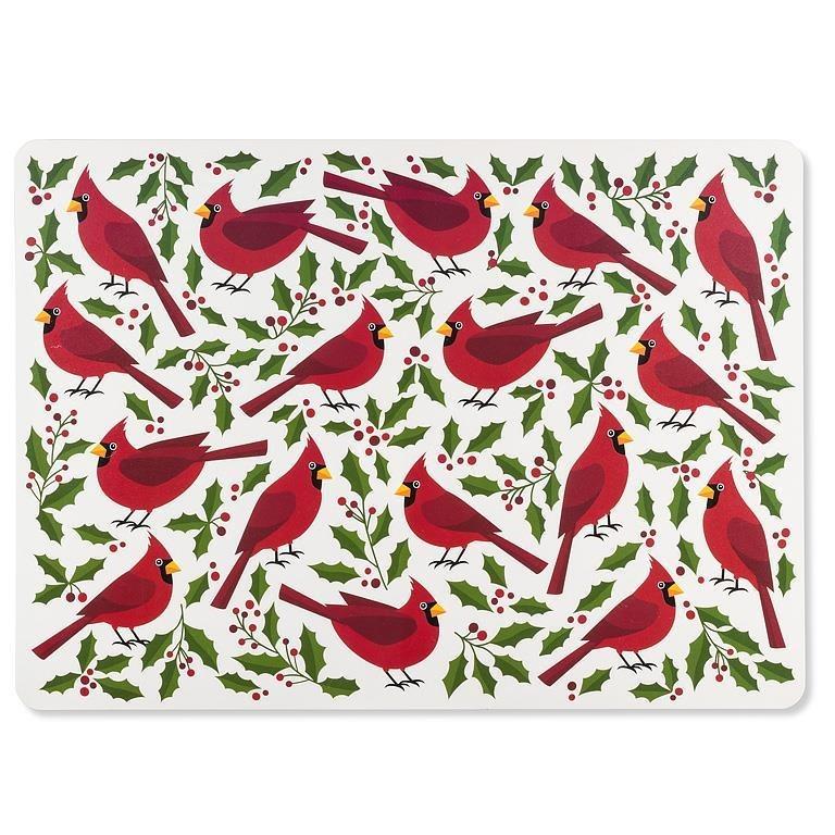 Cardinals &amp; Holly Placemat