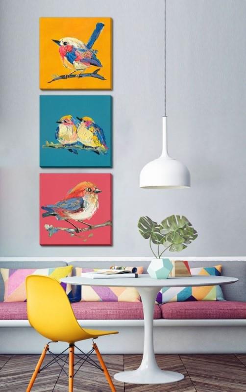 Bold Plumage I Canvas Wall Art, 16"Sq