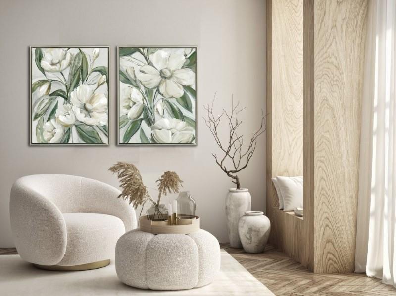 Pearly Petals I Canvas Wall Art, 24" x 30"