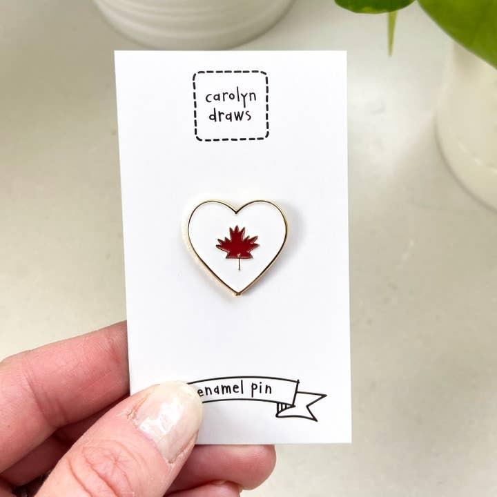 Canada Heart Enamel Pin