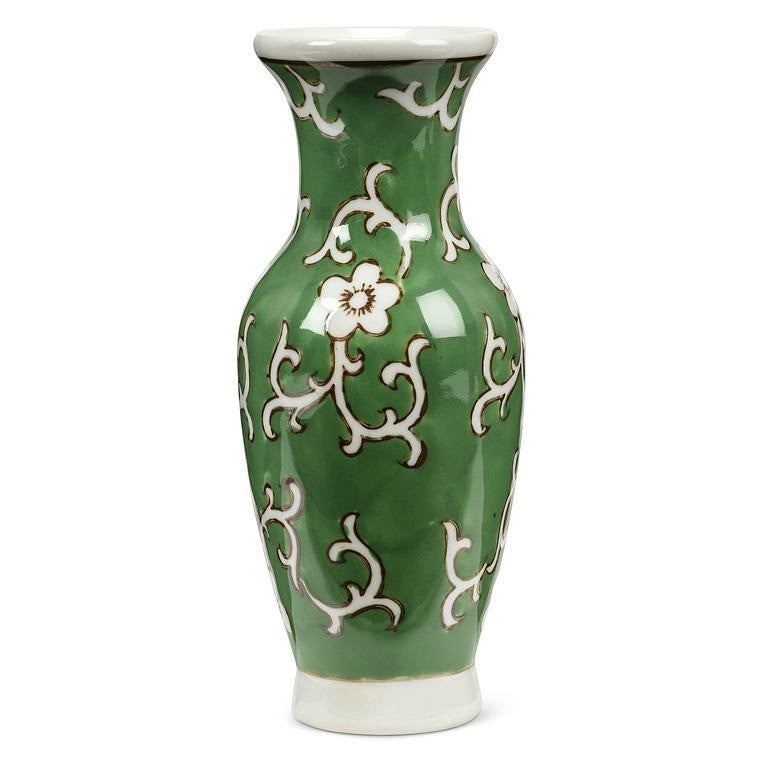 Slender Floral Vase, 7&quot;H