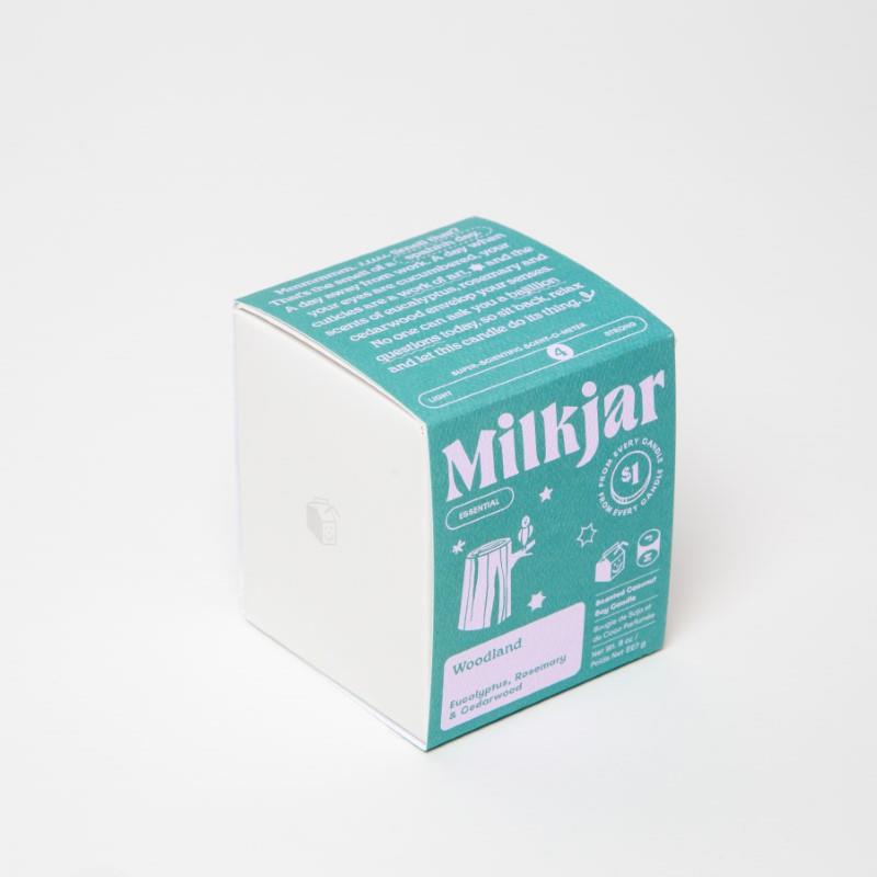 Woodland - Eucalyptus, Rosemary &amp; Cedar Wood Coconut Soy 8oz Candle