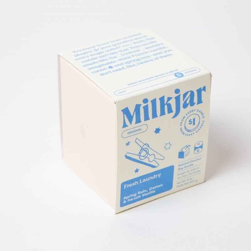 Fresh Laundry - Rain, Cotton &amp; Vanilla Coco Soy 8oz Candle