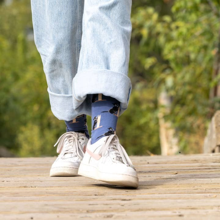 Cozy Black Cat Socks - Sm